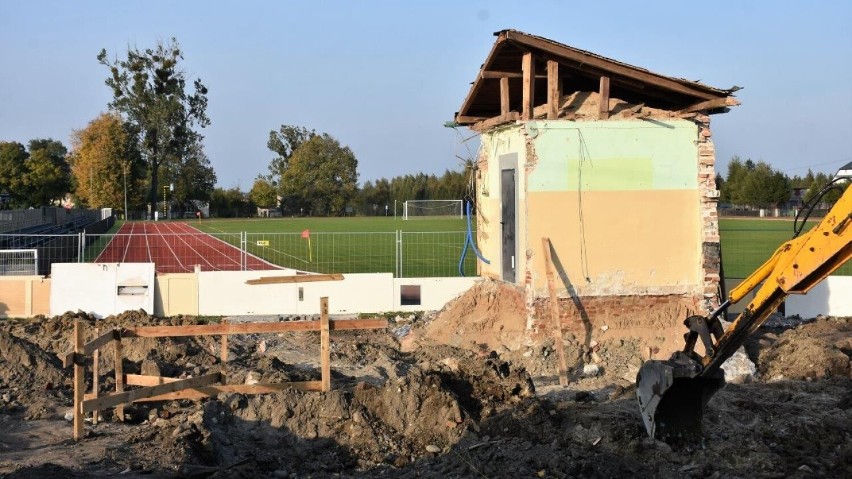 Ciąg dalszy modernizacji stadionu w Zblewie ZDJĘCIA 