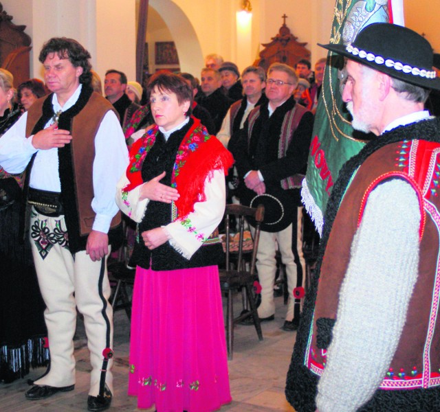 Nowi członkowie Związku Podhalan ślubowali w kościele