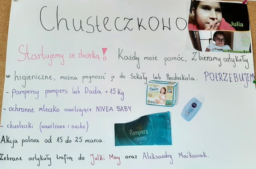 Leszno. Co z akcją „Chusteczkovo” w obliczu zamknięcia szkół? Czy Julia i Ola otrzymają pomoc?