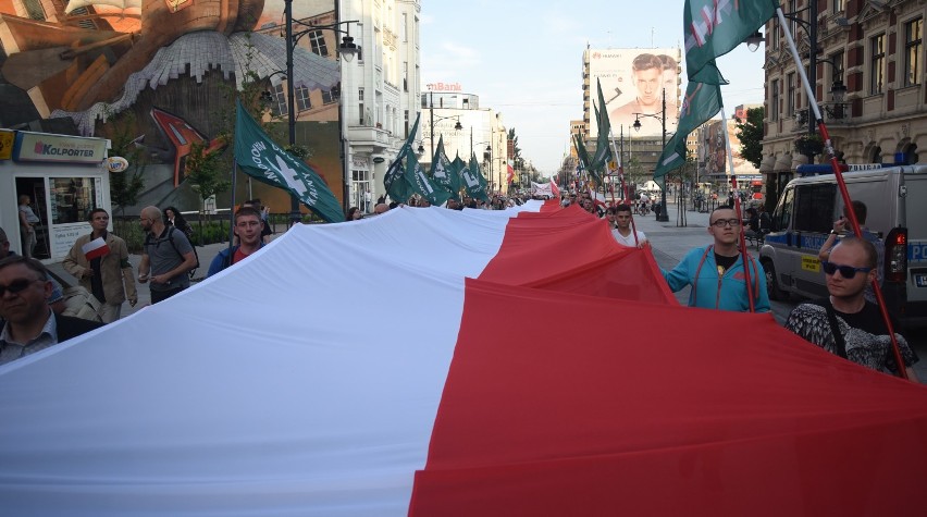 Awantura po marszu rotmistrza Pileckiego w Łodzi