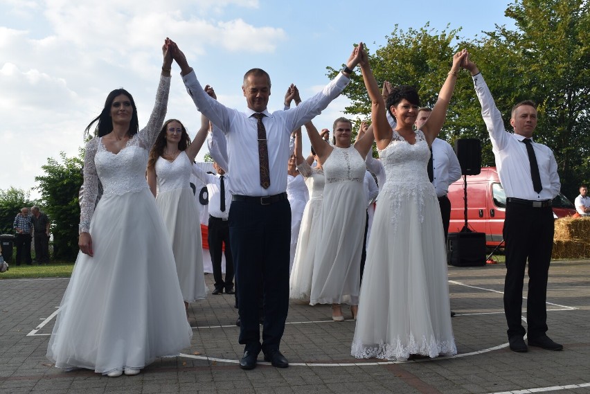 Gmina Czermin. Podziękowali za plony. Muzyczno-taneczne show na dożynkach w Broniszewicach