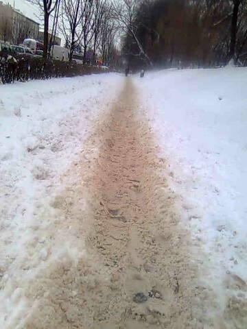 Chodniki zasypane śniegiem? Są tego dobre strony! (ZDJĘCIA)