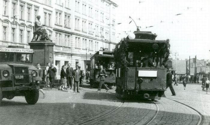 Parada z 1948 roku. Aleje Marcinkowskiego