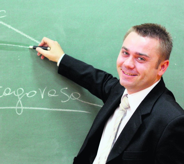 Matematyk Przemysław Czuba sporo pracuje w domu