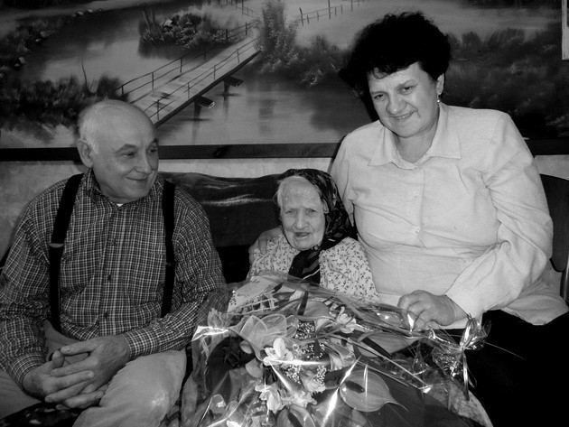 Filomena Tojka w dniu swoich 108. urodzin