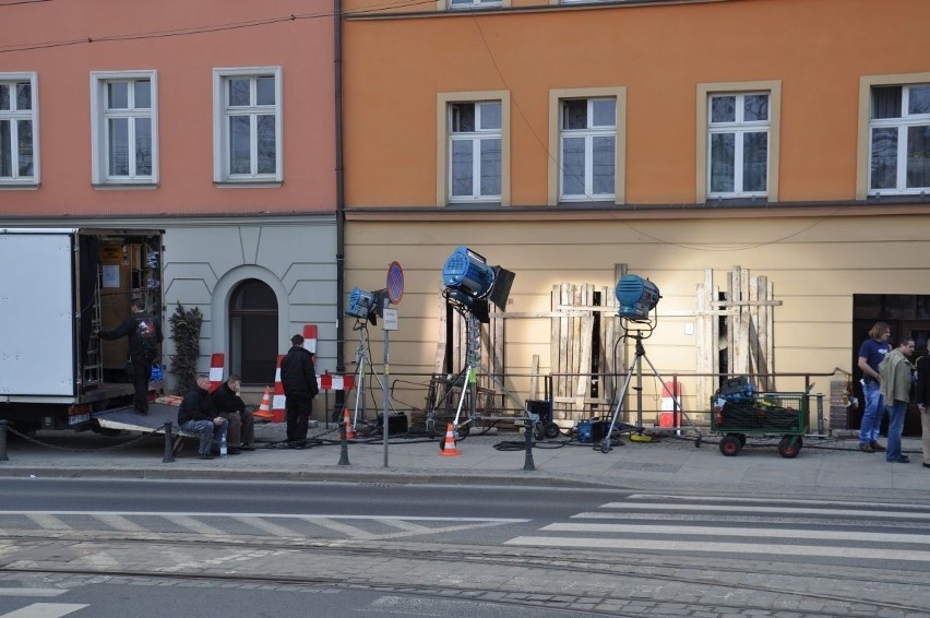 Wrocław: W centrum miasta kręcą film &quot;Norymberga&quot; (ZDJĘCIA)