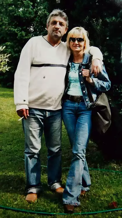 Zbigniew Rudnik z żoną Małgorzatą