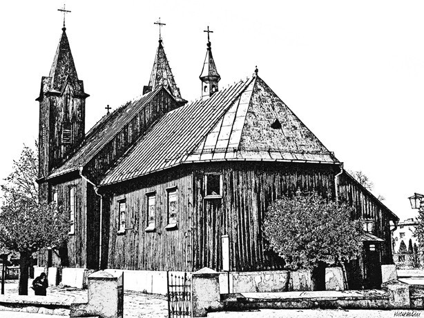 Bobrowniki: Drewniany kościół pw. Św. Wawrzyńca w...