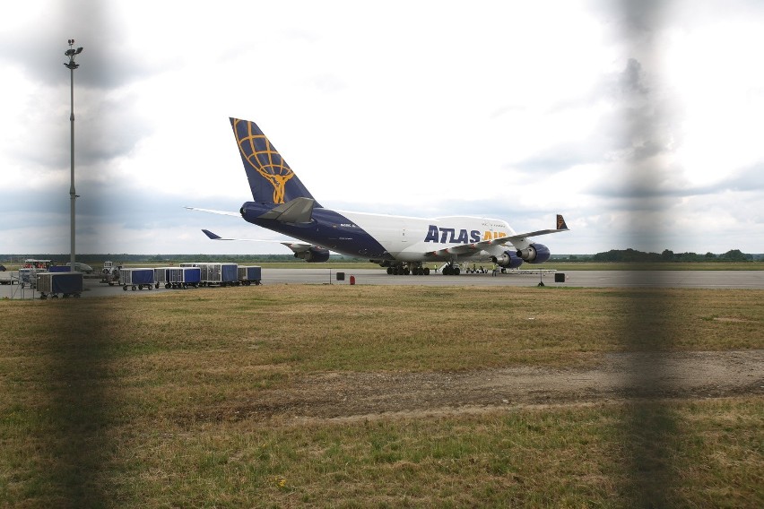 Boeing 747-400 F na lotnisku w Pyrzowicach [ZDJĘCIA i VIDEO]