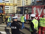 Wypadek tramwajów na ul. Jedności Narodowej (ZDJĘCIA)