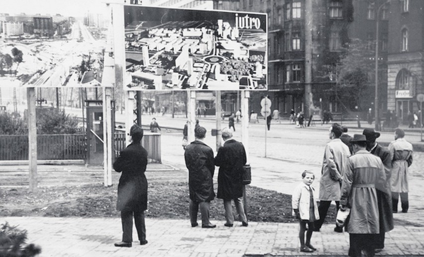 Lata 60. XX wieku. Plany przebudowy centrum Katowic...