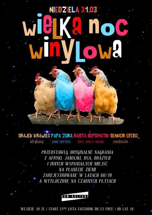 Dom Kultury zaprasza na Wielką Nocy Winylową