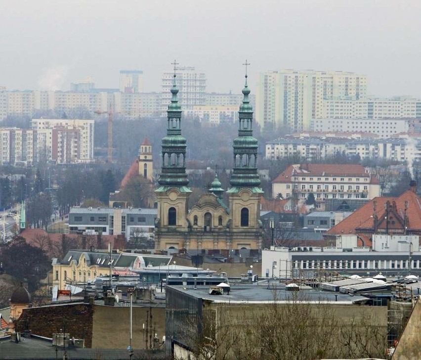 Panorama z dachu Okrąglaka