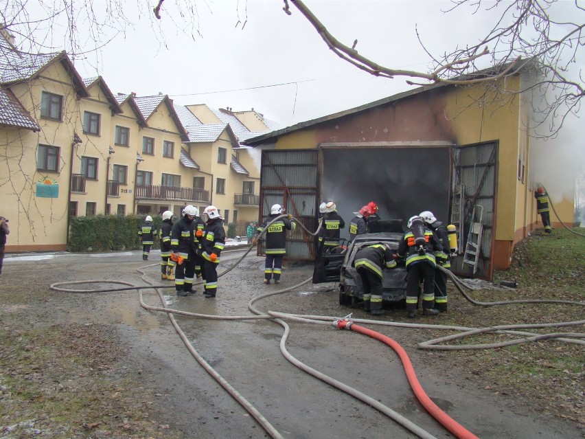 Pożar w Radoczy.