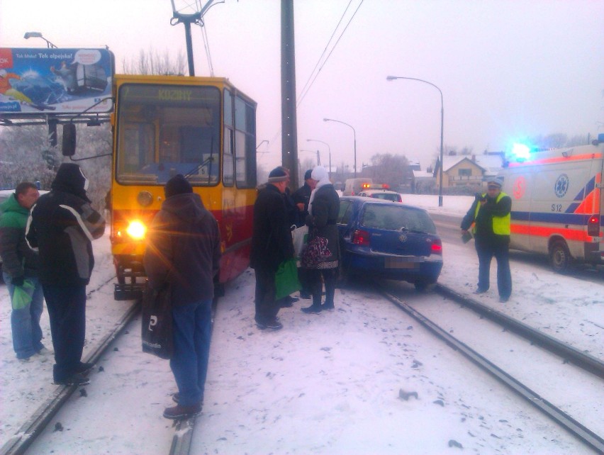 Wypadek na ul. Niższej w Łodzi