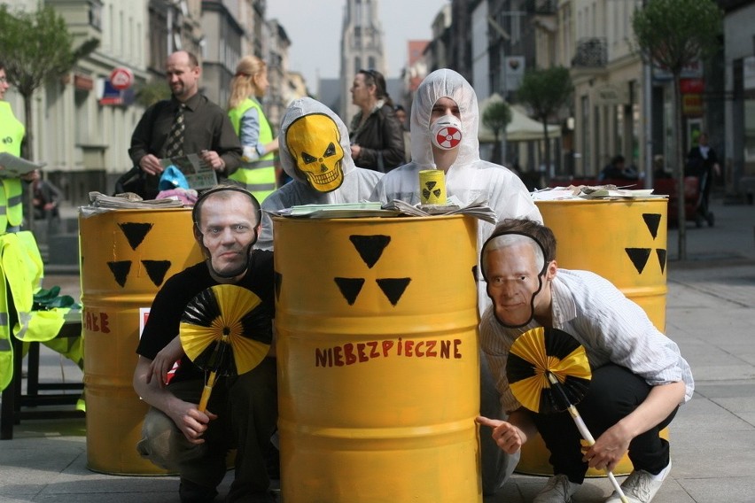 Happening Atom Stop na Mariackiej w Katowicach [ZDJĘCIA]