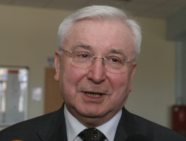Profesor Stanisław Bielecki, rektor Politechniki Łódzkiej.