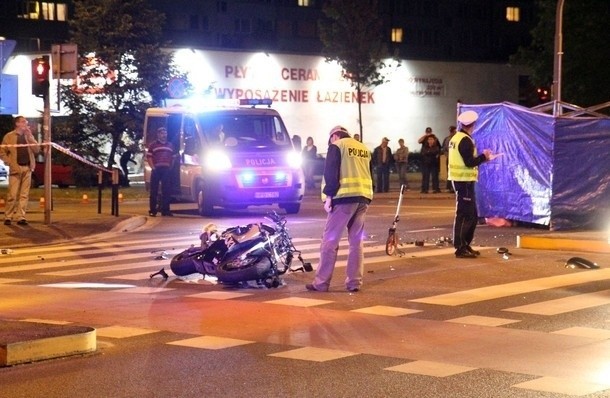 Wrocław: Motocyklista zginął w wypadku na ul. Popowickiej