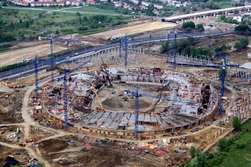 Budowa stadionu - 11 maja 2010