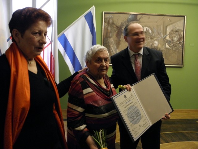 Stanisława Włodarz została honorową obywatelką Izraela