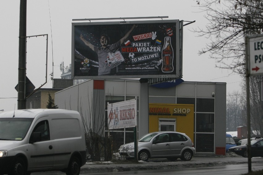 Billboard Coca-Coli w Chorzowie