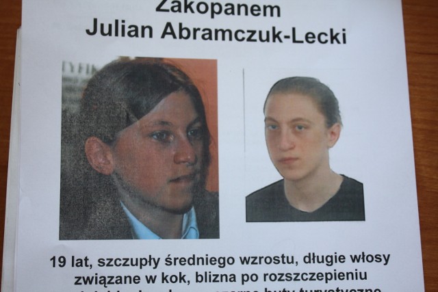 Tak wygląda poszukiwany Julian Abramczuk-Lecki