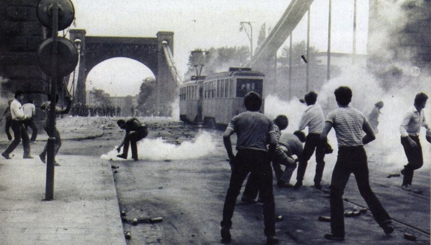 31 sierpnia 1982  Starcia z ZOMO na Moście Grunwaldzkim