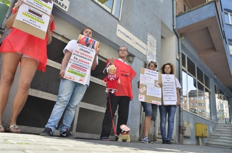 Nie dla umów śmieciowych! - protest w Poznaniu [ZDJĘCIA]