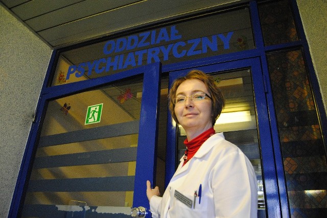 Ordynator Aldona Świętojańska, szefowa oddziału psychiatrycznego w chrzanowskim szpitalu