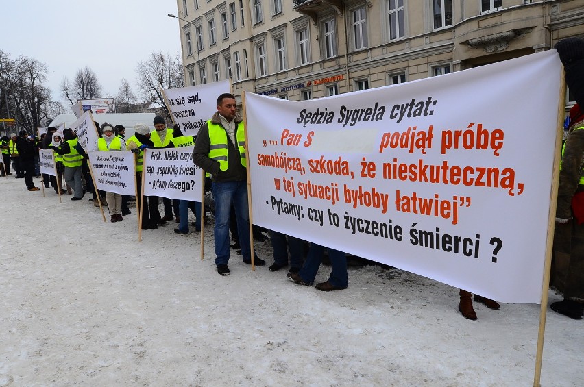 Protest pod poznańskim Sądem Okręgowym