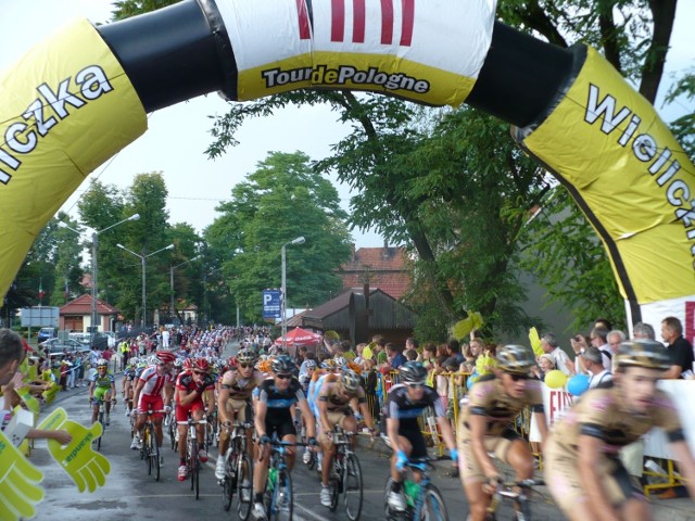 Wieliczka, ul. Daniłowicza, rok 2010 - etap Tour de Pologne