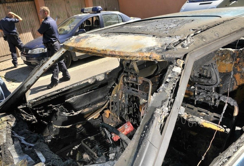 Kraków: spłonął samochód [ZDJĘCIA]