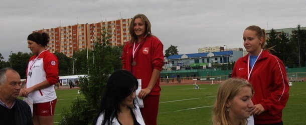 Malwina Kopron na najwyższym stopniu podium podczas MP (U-18)