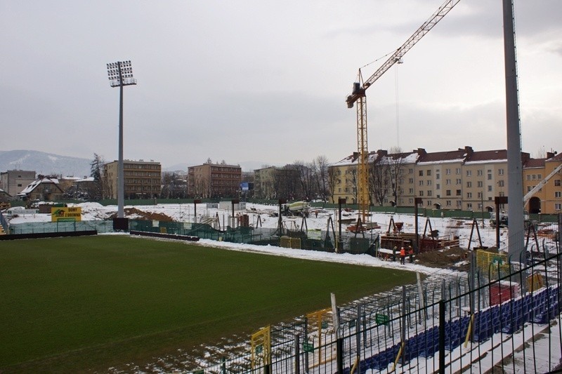 Budowa Stadionu Miejskiego w Bielsku-Białej [NAJNOWSZE ZDJĘCIA]