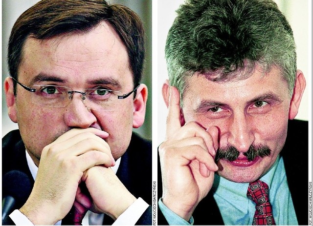 Zbigniew Ziobro: Nie było czarnej listy, nie interesowałem się śledztwem dotyczącym Andrzeja Kaucza (z prawej)