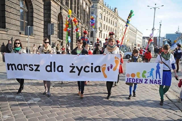 Marsz dla życia w Poznaniu
