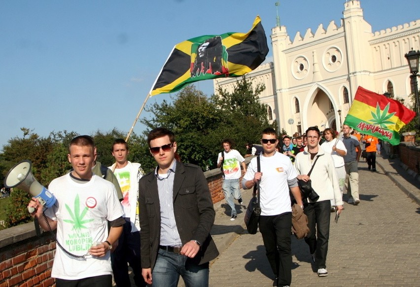 Marsz Wyzwolenia Konopi w Lublinie (ZDJĘCIA,WIDEO)