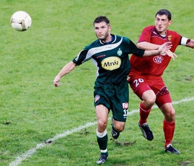 Zbigniew Zakrzewski zdobył gola dla Warty, ale zieloni przegrali z Odrą Wodzisław 1:2