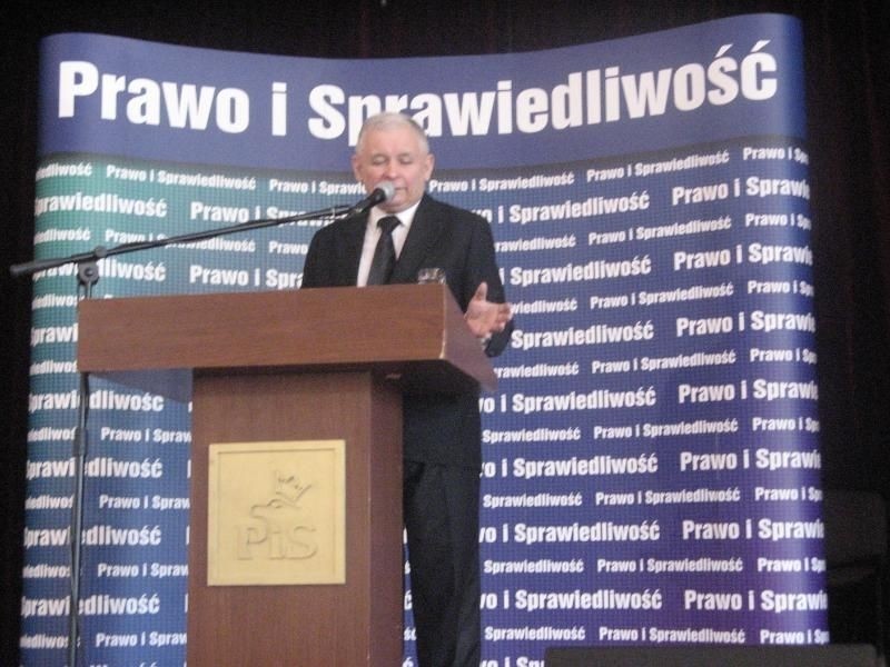 Prezes Jarosław Kaczyński w Miliczu