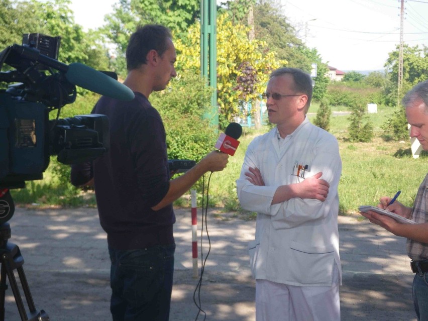 Akcja ratunkową w szpitalu dowodzi lekarz Wiesław Więckowski