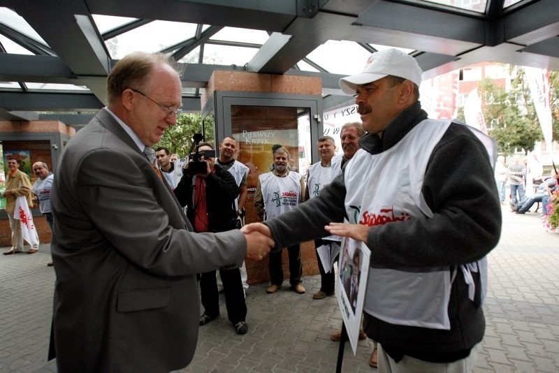 Solidarność przywitała gości KGHM (ZDJĘCIA)