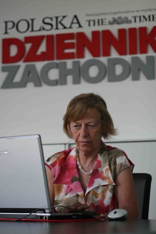 Prof. Barbara Zahorska-Markiewicz podczas czatu