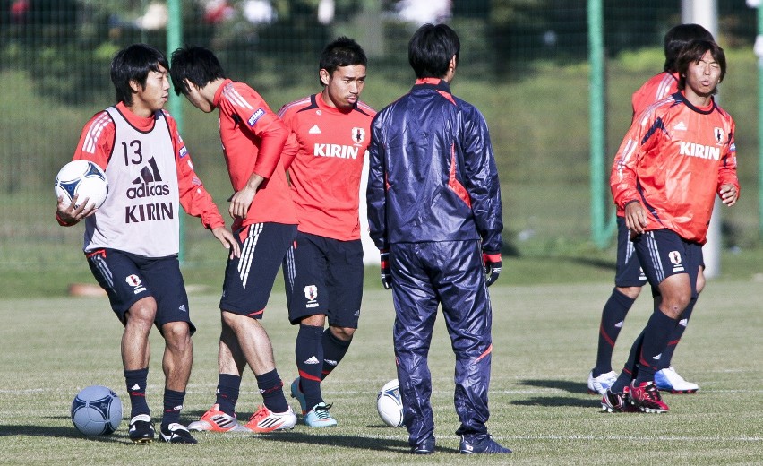 Japonia - Brazylia: Jedni się maskują, inni pokazują. Trening Japonii (ZDJĘCIA)