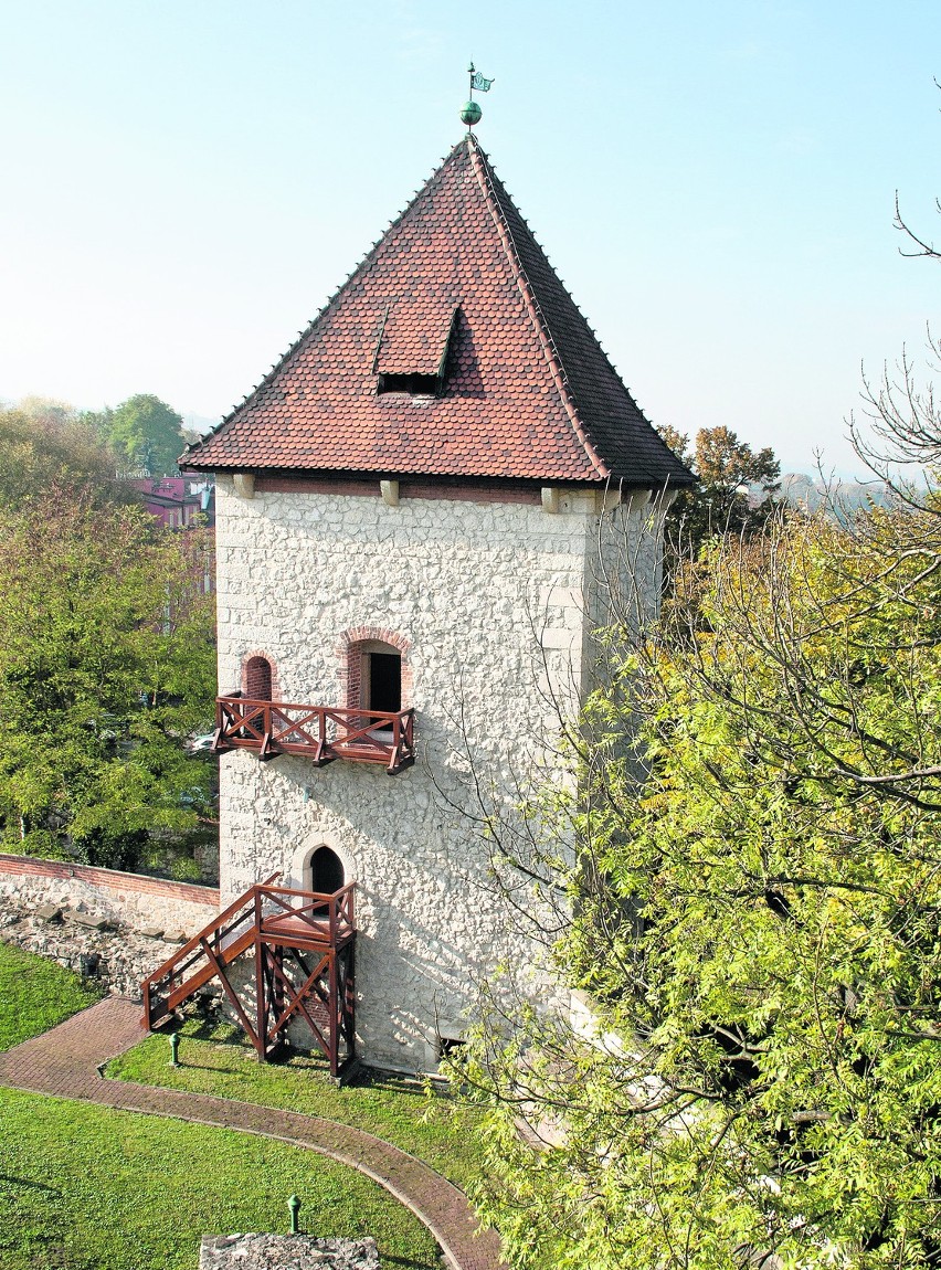 XIV-wieczna baszta obronna Zamku Żupnego w Wieliczce