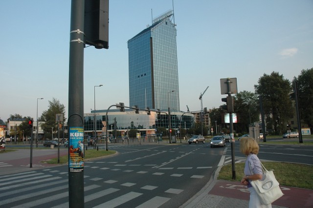 Przyciski zniknęły m.in. z ronda Grzegórzeckiego