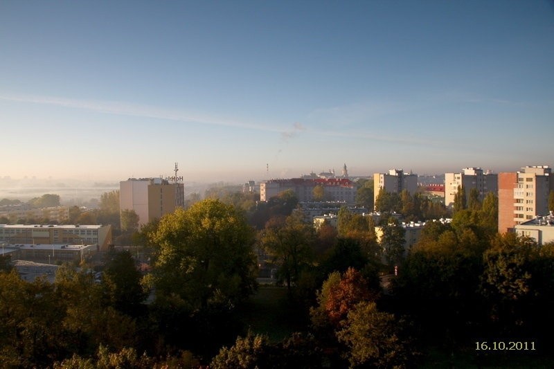 Skwer u zbiegu ulic Walecznych i Unickiej - 16 października...