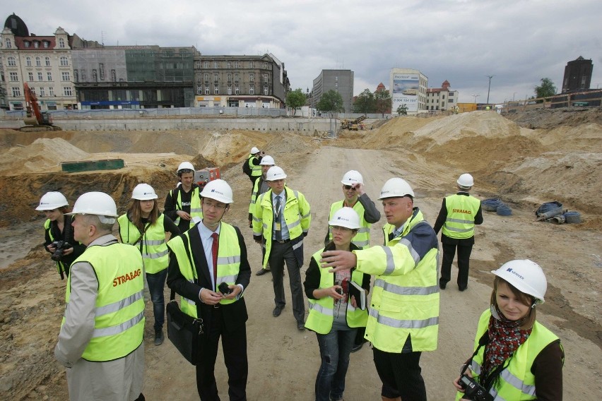 Odwiedzamy budowę dworca w Katowicach [ZDJĘCIA i WIDEO]