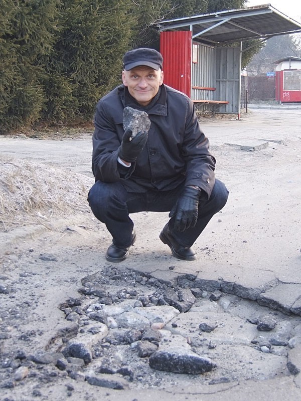 Wiceprezydent Stępień jest dumny z załatania 14240 dziur