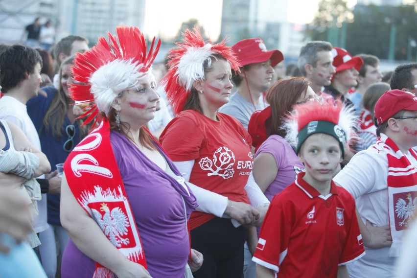 Polska - Czechy w strefie kibica w Katowicach [ZDJĘCIA i WIDEO]