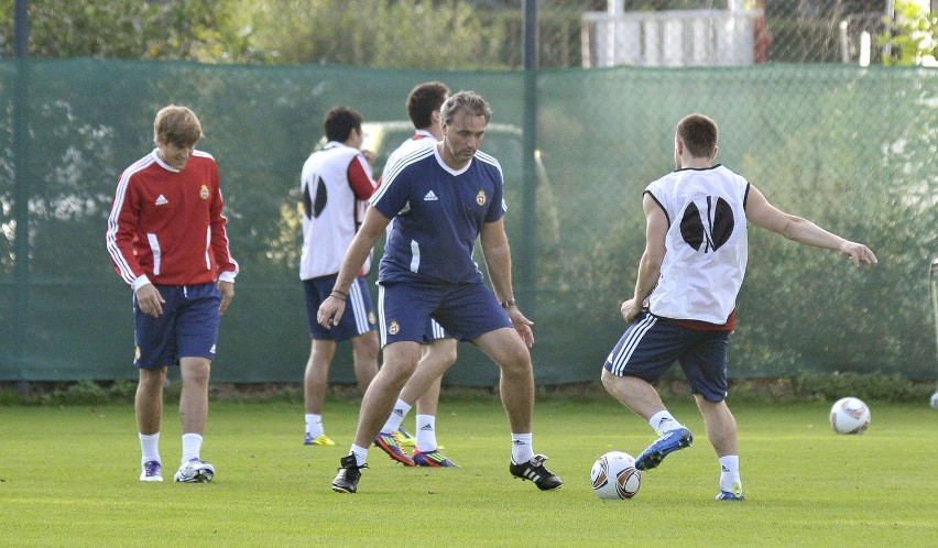 Wisła Kraków - Odense: trening &quot;Białej Gwiazdy&quot; [ZDJĘCIA]